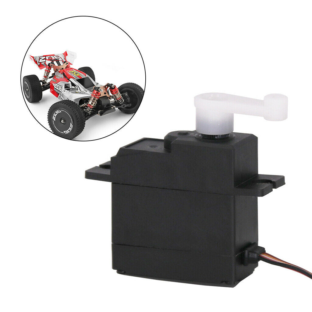 Black Plastic Gear Servo Servo Steering Gear Replace for RC Car RC Toys