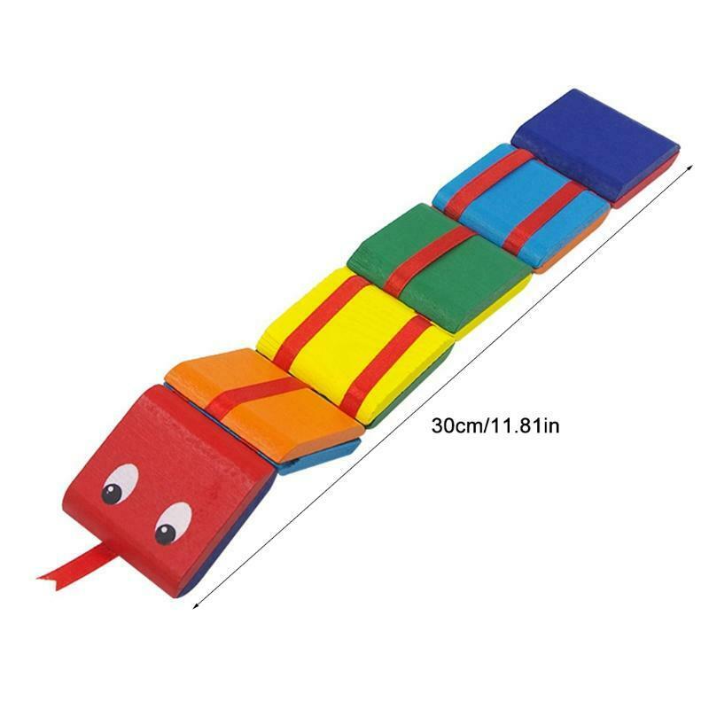 Colorful Flip Wooden Ladder Change Visual Illusion for Kids and Adults