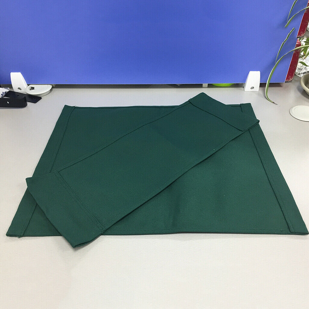 4xGreen Canvas Backrest & Seat Cloth for Cross Folding Chair/Fishing Stool