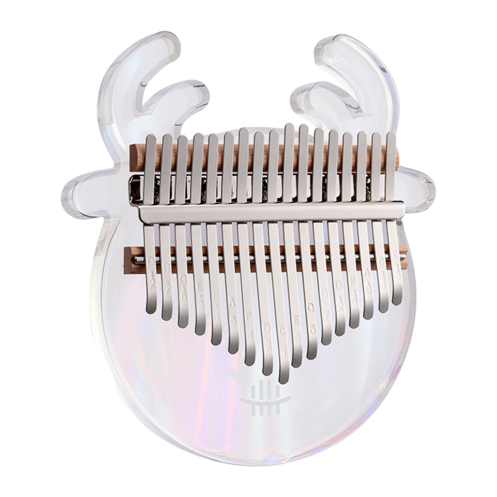 Cute Kalimba Thumb Piano 17-key Animal-shaped for Beginner Rainbow Deer