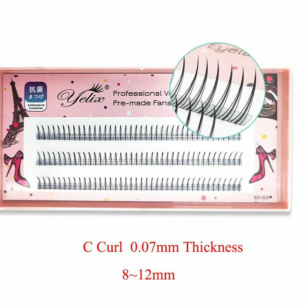 Eyelashes Extension Easy to Apply Natural Long Premade Volume Fan Eyelashes