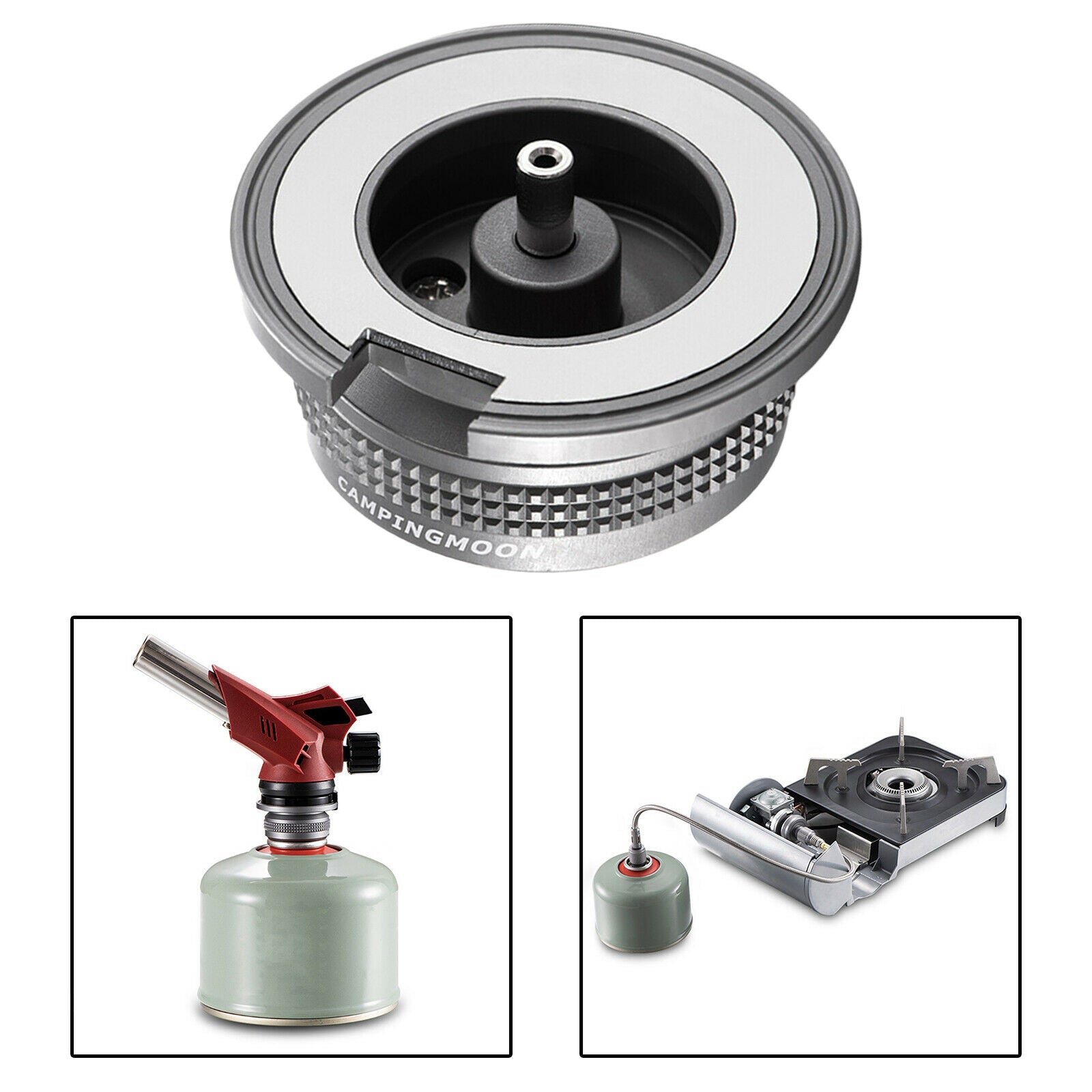 Gas Stove Adapter Safe Durable Butane Canister Head Propane Adaptor Universal