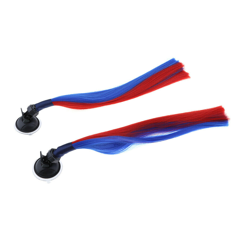 Ladies Girl's Pigtails Ponytails for Motorcycle Skate Snow Bike Helmet 2