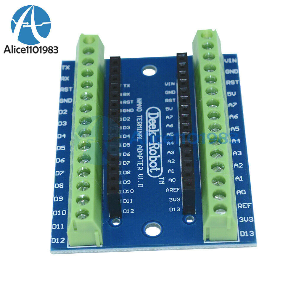 5PCS Terminal Adapter board for the Arduino Nano V3.0 AVR ATMEGA328P-AU Module