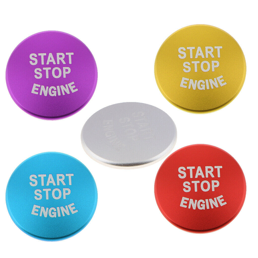6x Start Stop Engine Button Cover Multicolor For BMW F30 F20 F32 X1 F48 F45