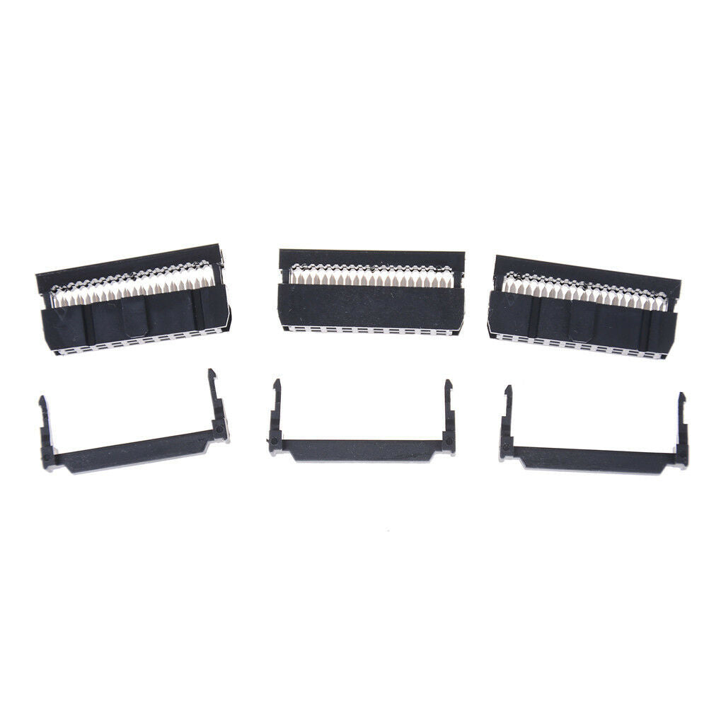 20Pcs 2x10 2.54 Pitch IDC FC-20 Pin Female Wire Header Connector For FlatCableDD