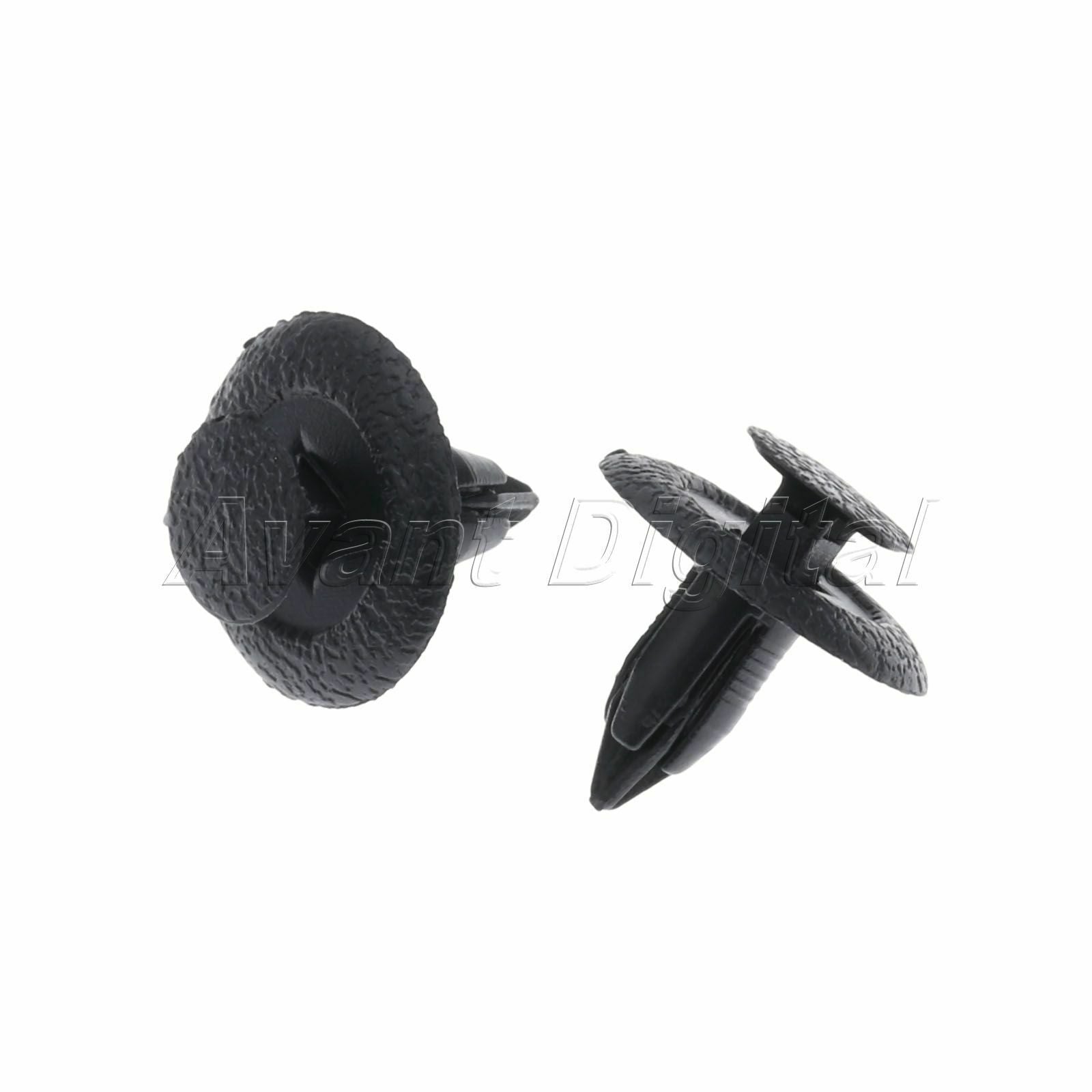 50PCS Black Plastic fasteners Interior Clip Push Type Fit for Vehicles Mazda 323