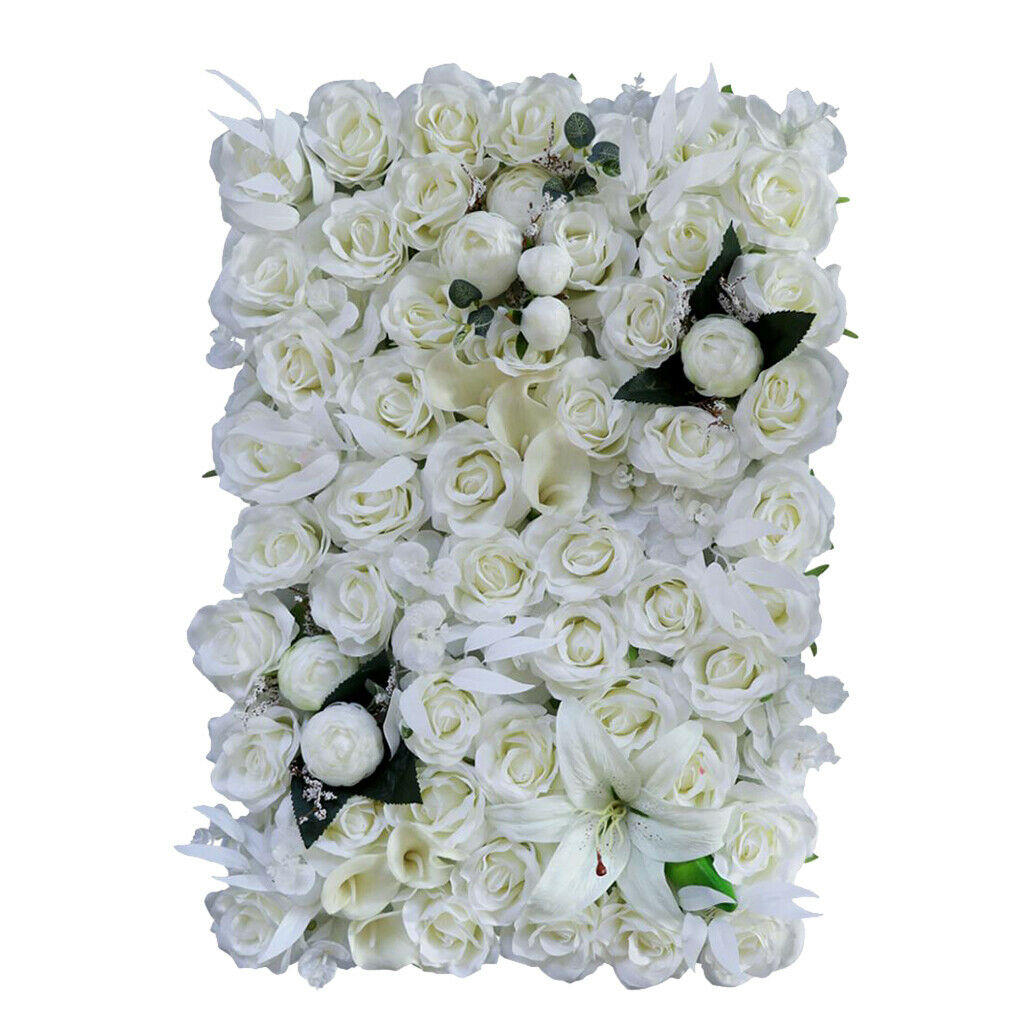 Artificial Mixed Flowers Wall Panels Wedding Venue DIY Art Decor Photo Backdrops