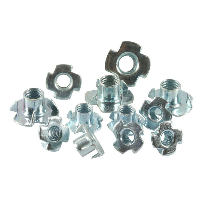 Galvanized Inch Size 1/4 5/16 3/8 Four-Claw Nut Barbed Non-Slip Four-Corner Nail