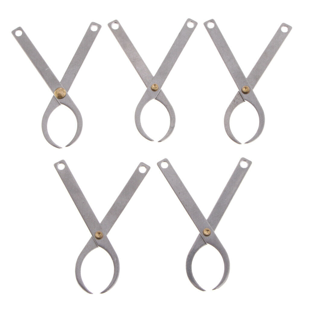 5pcs Stainless Steel Clip Carp Fishing Bait Feeder Baiting Clamp Pliers