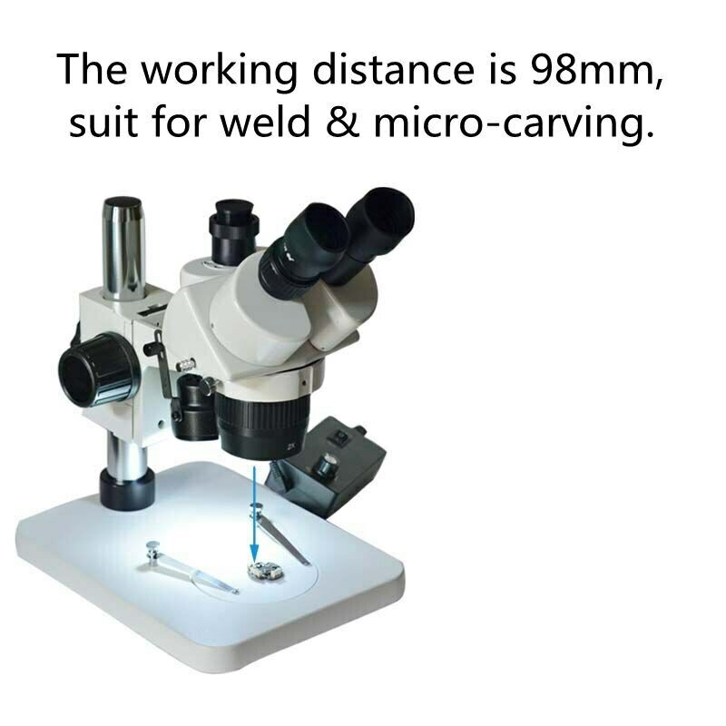 28LED Adjustable Angle Brightness Stereo Microscope Oblique Light Source 90-240V