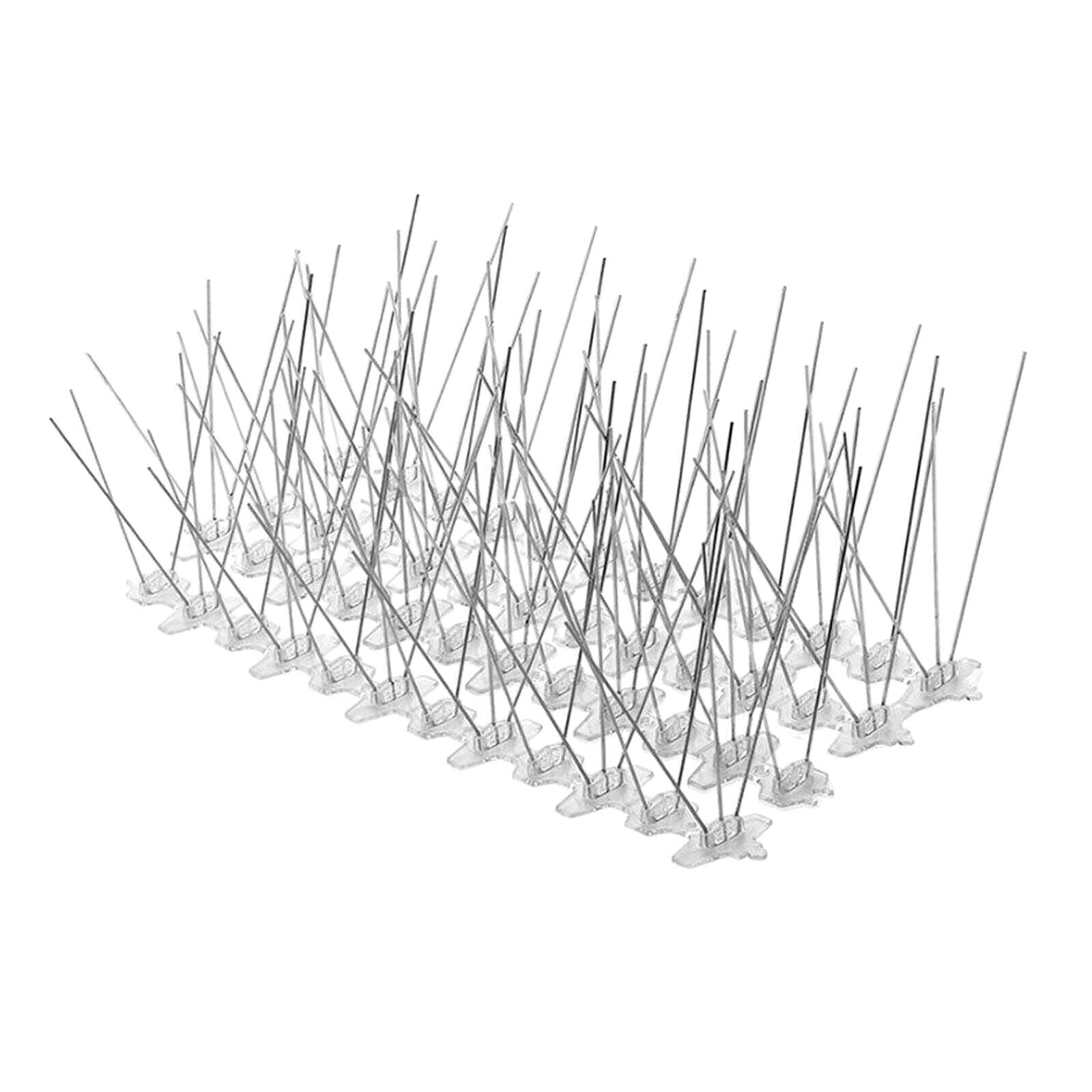12pcs Fence Wall Spikes Small Birds Spikes Deterrent Wall Spikes Cover Roof