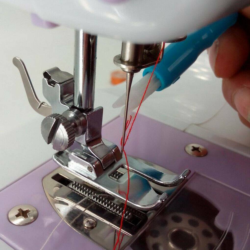Easy For Sewing Machine Needle Inserter Threader Threading Applicator Tools New