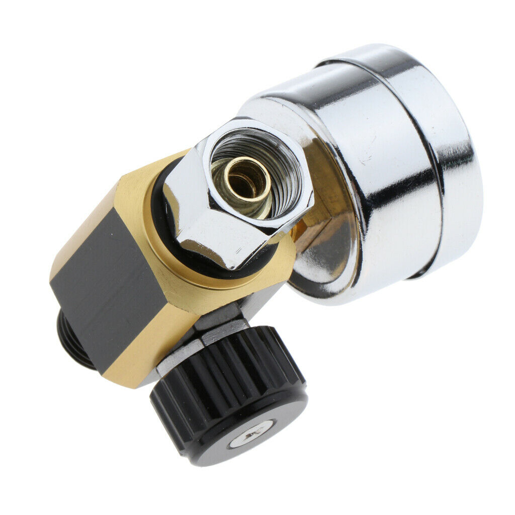 1/4" Mini Air Pressure Regulator Gauge Oil Water Filter Trap Auto Paint