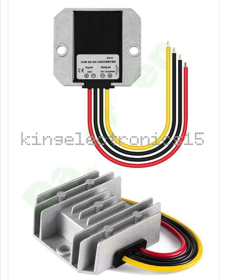 1PCS Voltage converter DC 12V / 24V to DC 5V 10A 50W step down converter