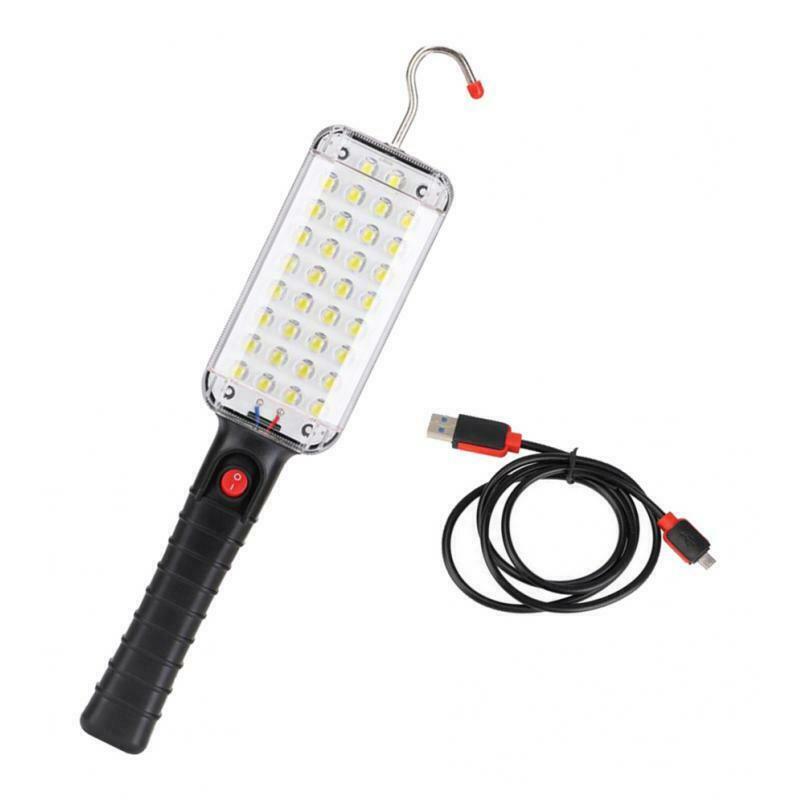 Handheld LED Work Light Trunk Inspection Lamp Camping  Flashlight