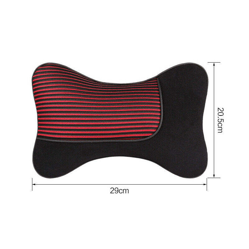 Universal 2X Soft Cotton Car Headrest Neck Pillow Short plush Travel Accessories