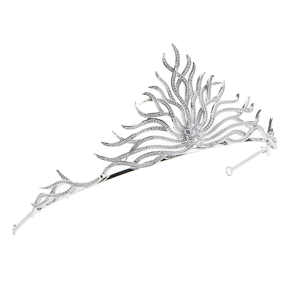 Women Girl Wedding Party Crown Tiaras Prom Pageant Rhinestone Headwear