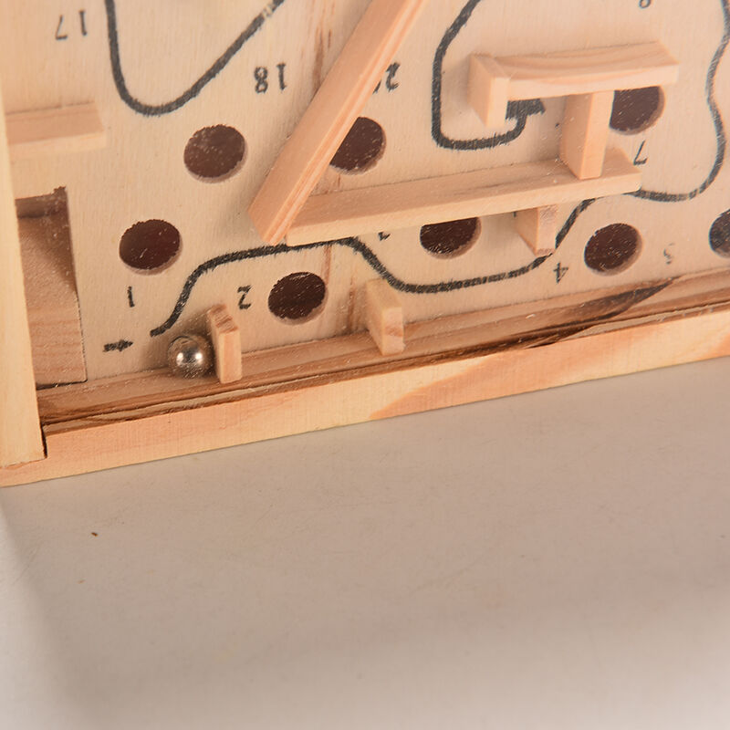 Puzzle Toys Wooden Labyrinth Balance Board Game Children Educationa S Tt