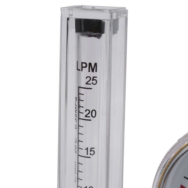 Argon CO2 Gauge Pressure Regulator Mig Tig Flow Meter Control Valve Welding GaN5