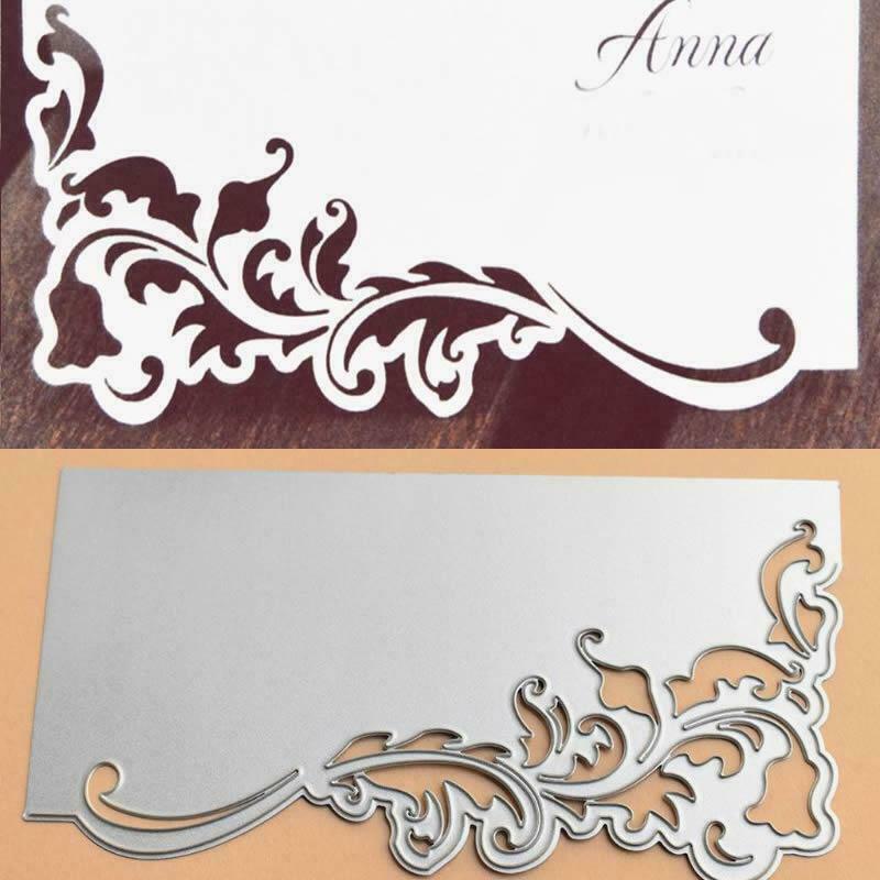 Lace Greeting Card Cover Cutting Dies Metal Stencil Scrapbooking DIY Album Stamp