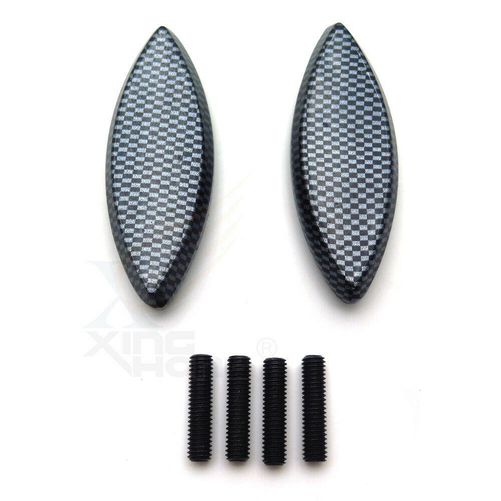 Mirror Base Block Off For 06-09 Kawasaki Ninja Zx-14 Zx14 R Zx-14R Zx1400 Carbon