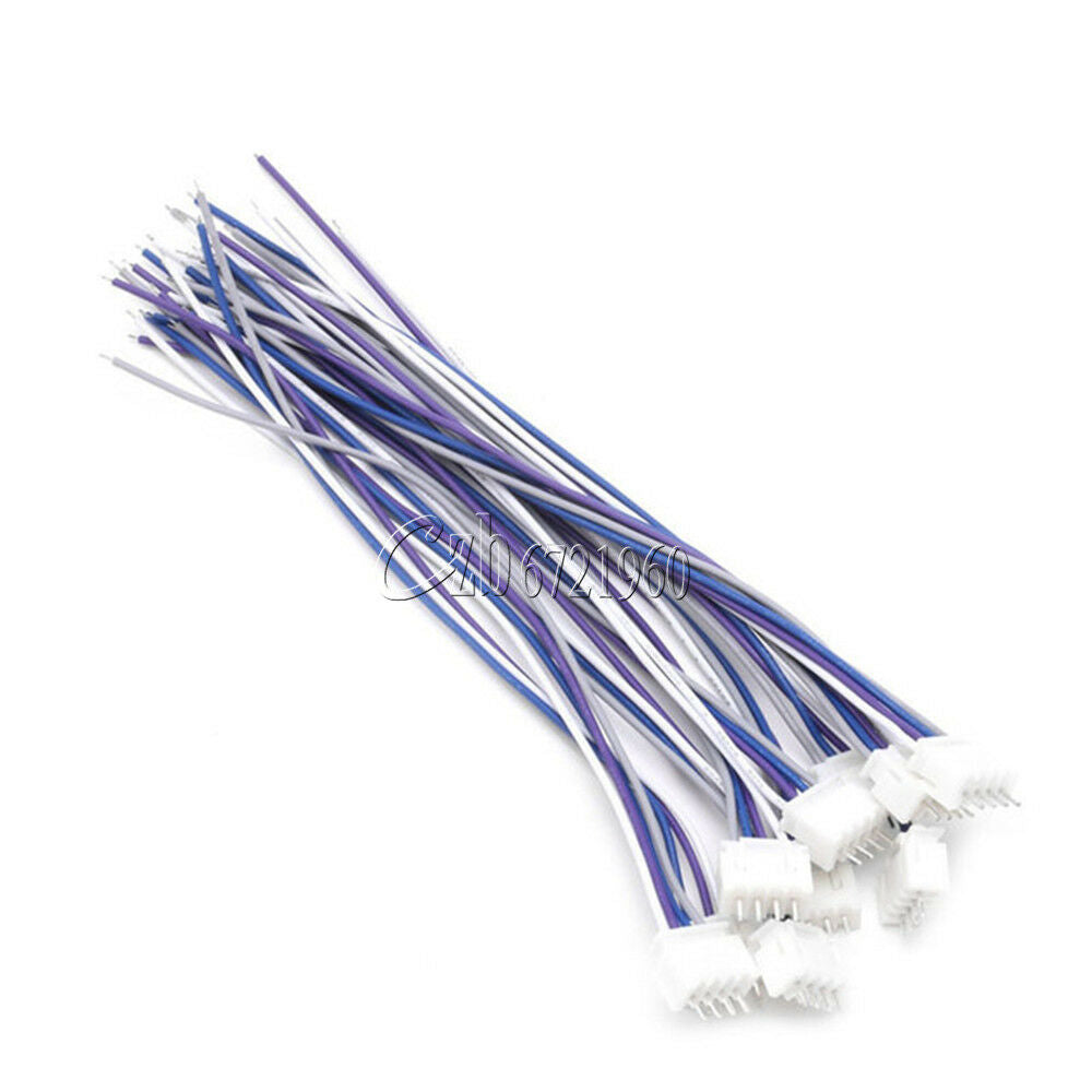 2PCS 4Pin S1P Balance Silicon Charge Cable Wire JST Adapter Connector Plug 150mm