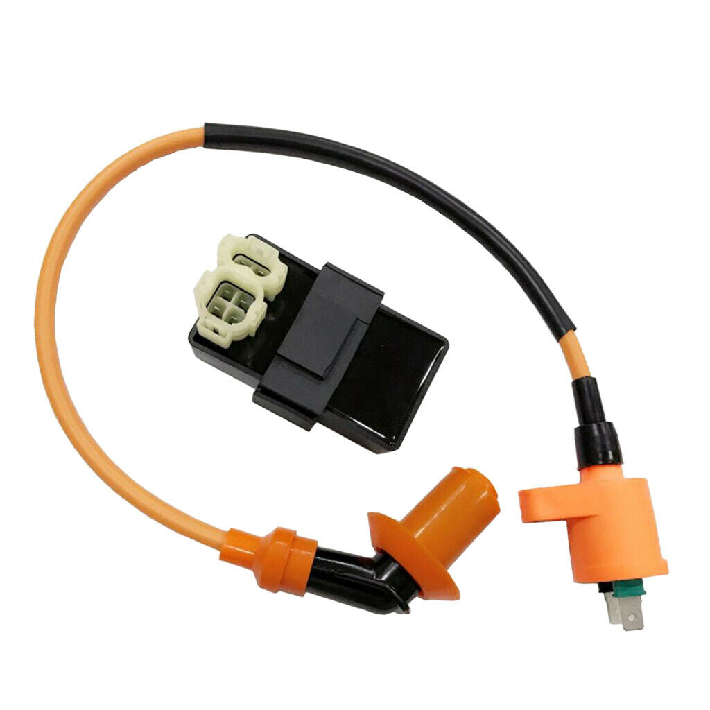 Racing Performance Ignition Coil 6 pin CDI Box 50cc 125cc 150cc Engine Moped