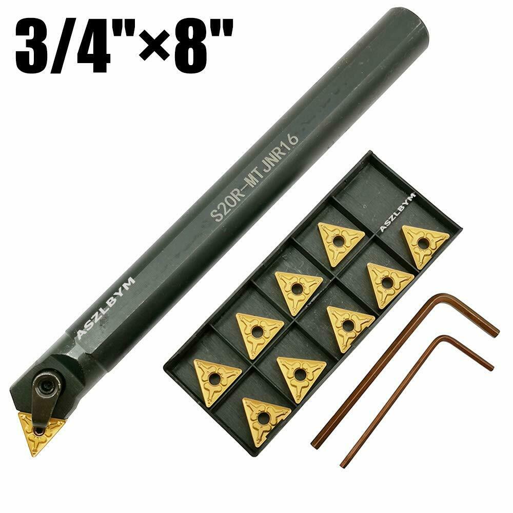 3/4'' x 8'' S20R-MTJNR16 Indexable Boring Bar Turning Tool Holder+TNMG332 insert