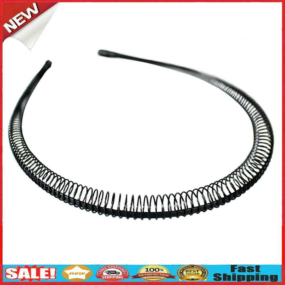 Simple Hair Hoop Elastic Iron Wire Hair Bands Women Headband Hair Accessory @