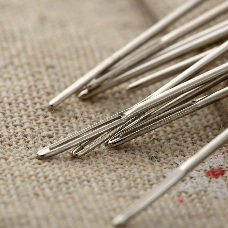 40PCS Knitters Wool Needles Large Eye For Threading Darning Sewing Embroidery