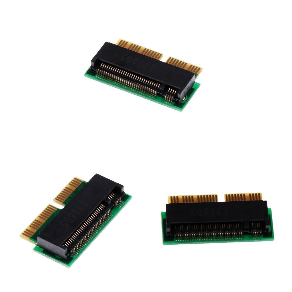 3Pcs 12+16pin to M.2 NGFF M-Key SSD Convert Card for 2014 2015 Macbook A1465