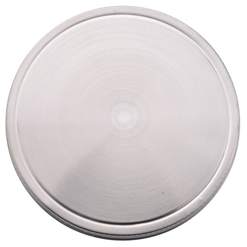 8 Pcs Stainless Steel Jar Lids 86Mm Sealed Leak Proof Cover With Silicone SealQ2