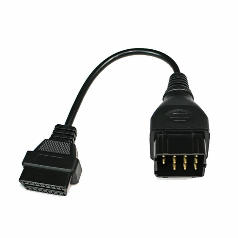 12Pin To 16Pin Car Adapter OBD2 Connector Female Extension for Renault S170