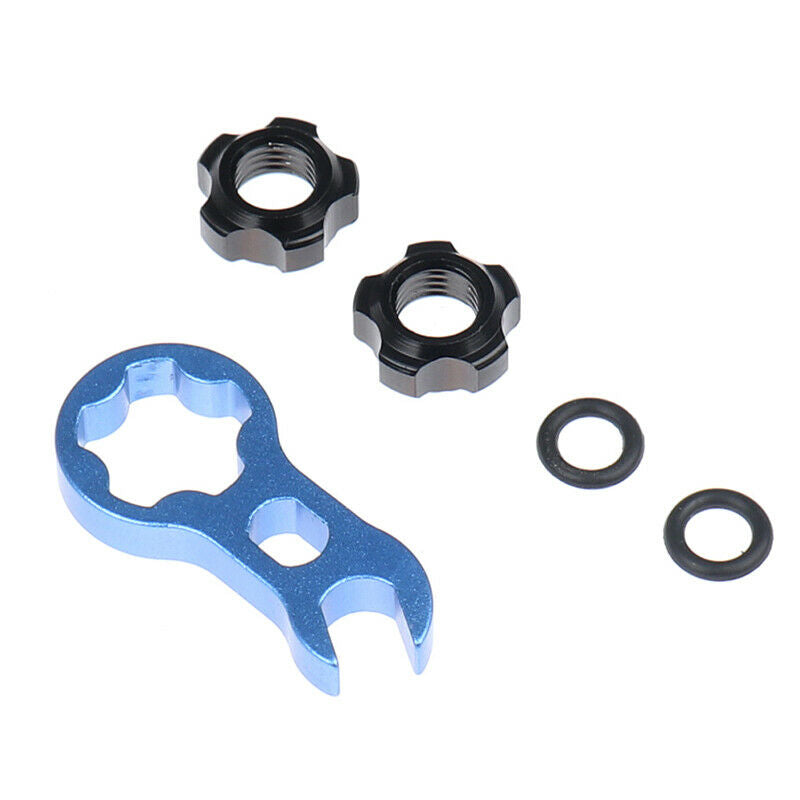 1Set Mountain Bike Gas Air Nozzle Tire Presta Valve Core Nut With Install.l8