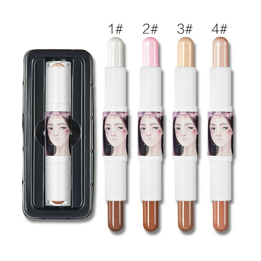 Dual Ended Concealer Contour Highlight Stick Pen for Face Eye Foundation #1