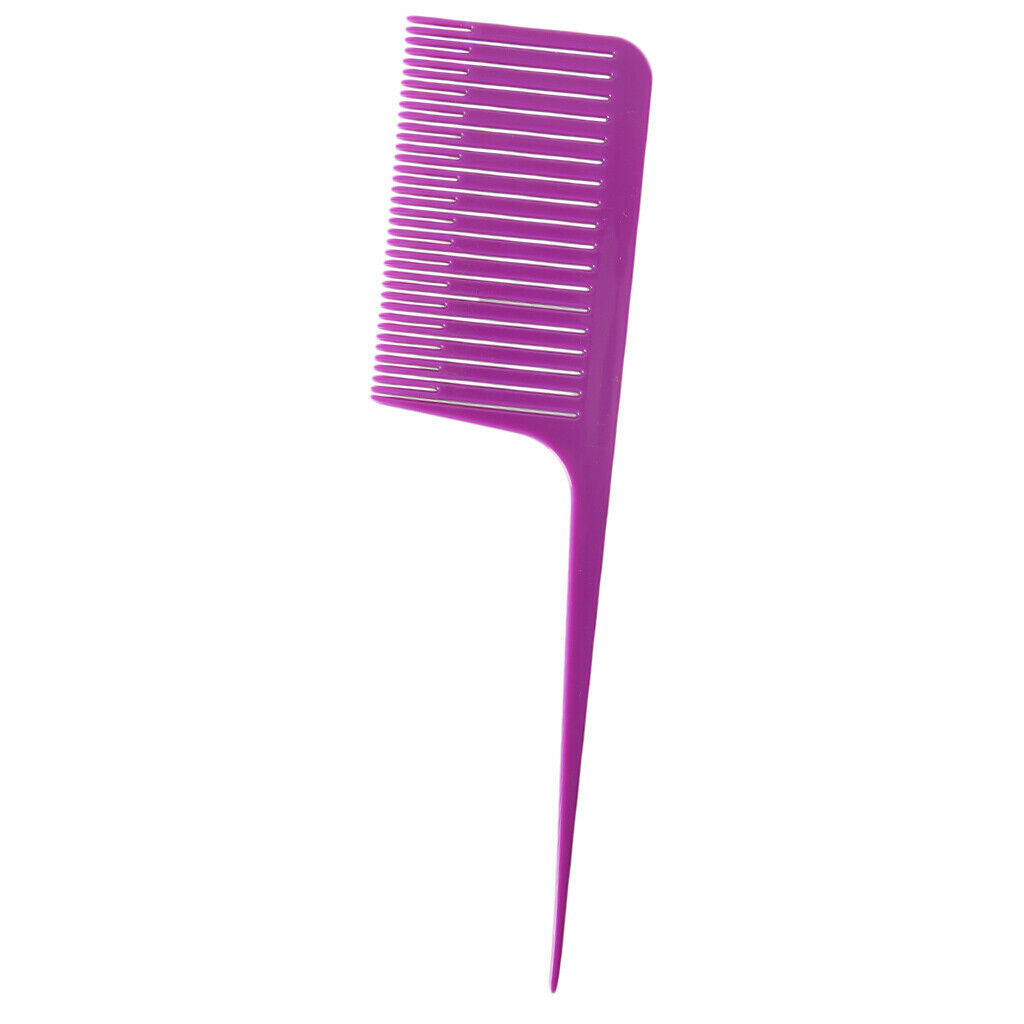 2pcs Fine&Wide Sectioning Weave Highlighting Foiling Hair Combs Styling