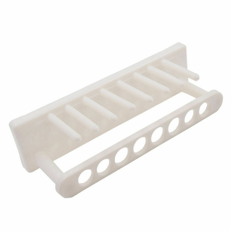 8 Holes Plastic Test Tube Rack Testing Tubes Holder Storage Stand Lab Supplies