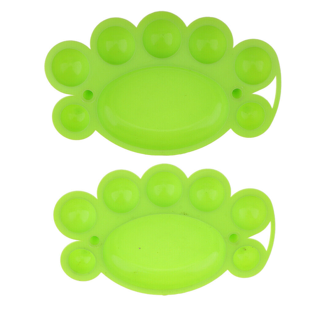 2pcs Nail Art DIY Color Mixing Plate Tool Painting Drawing Palette Random