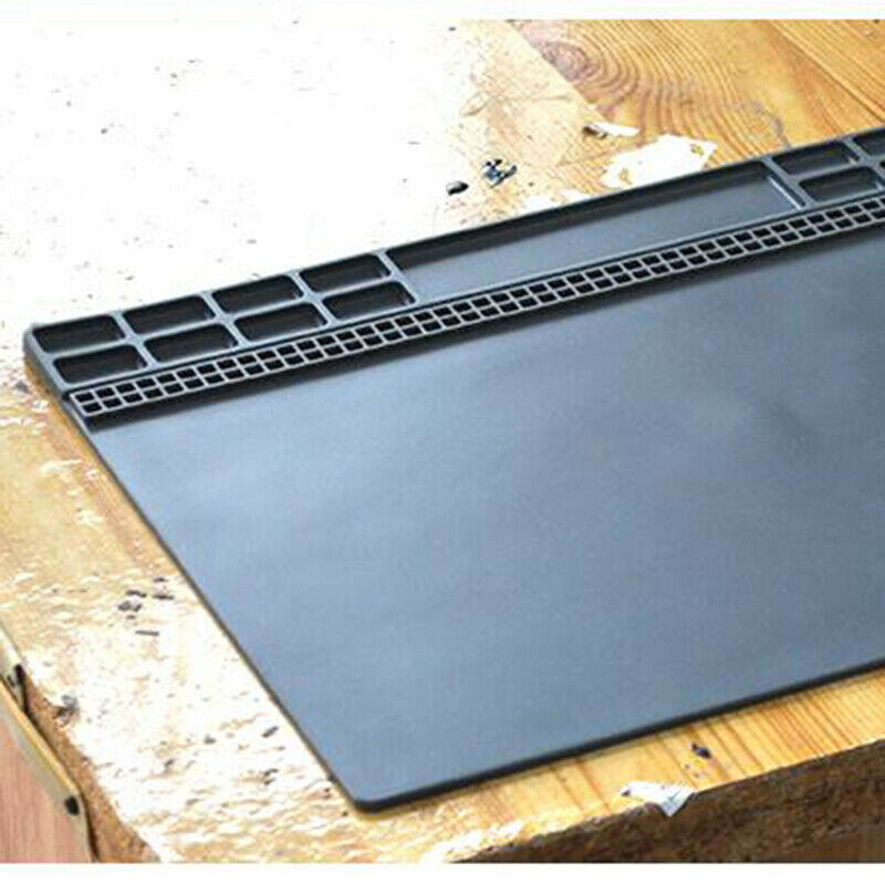 Gray Heat Insulation Solde Mat Working Mat Heat-Resistant Solde Station RepairJ8