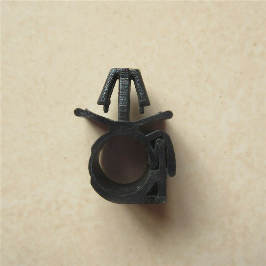 100pc Car Plastic Wiring Harness Fastener Route Fixed Clips Tie Wrap Cable Clamp