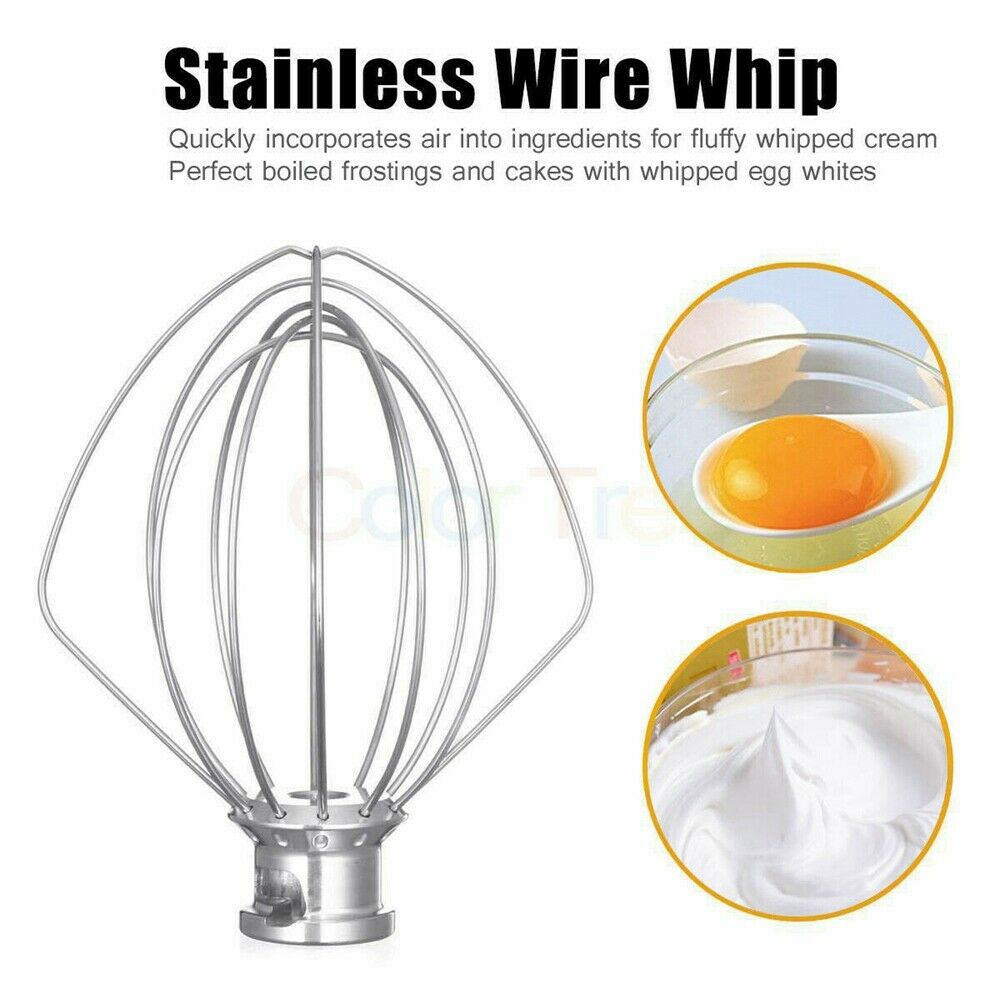 New For Kitchen Aid K45WW Wire Whip Beater Mixer Attachment Whisk  KSM90 KSM150
