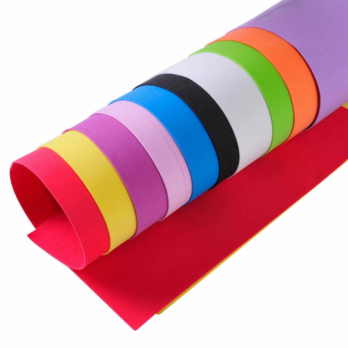 10pcs DIY Foam Sheets A4 Handmade Paper Fun Funky Children Kids Hand Craft