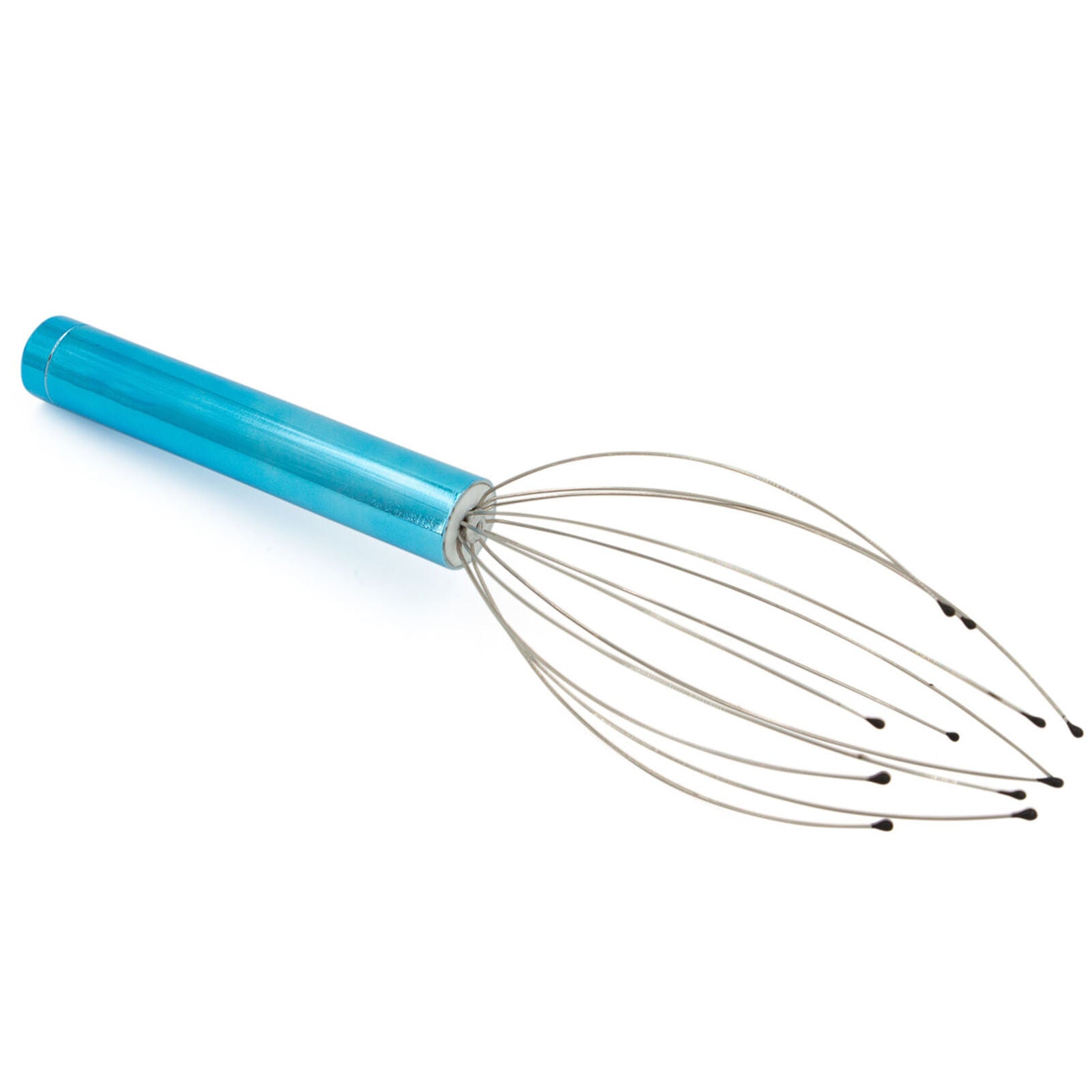 1PC Blue Vibrating Head Massager Handheld Stress Relief Hair Scratcher