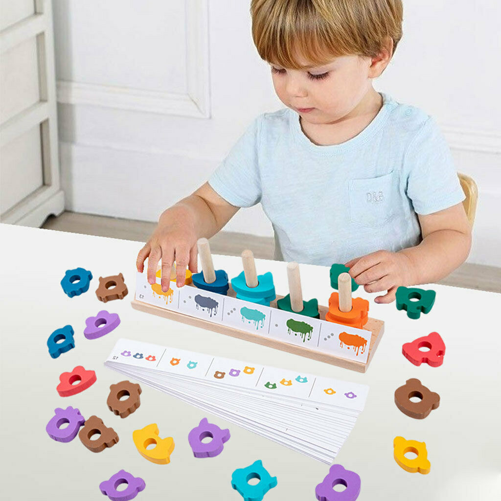 Wooden Toys Alphabets Size Sorting Games for Sorting Box Kids