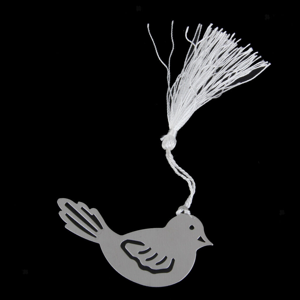 Bird Pattern Stainless Steel Bookmark Wedding Bridal Favor Guest Gift