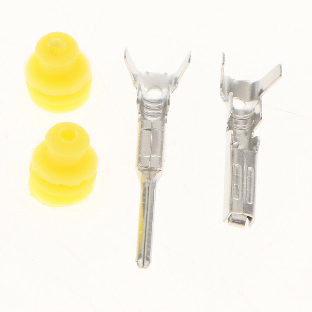 3pcs Car Auto Sealed Waterproof Electrical Wire Connector Plug 2P