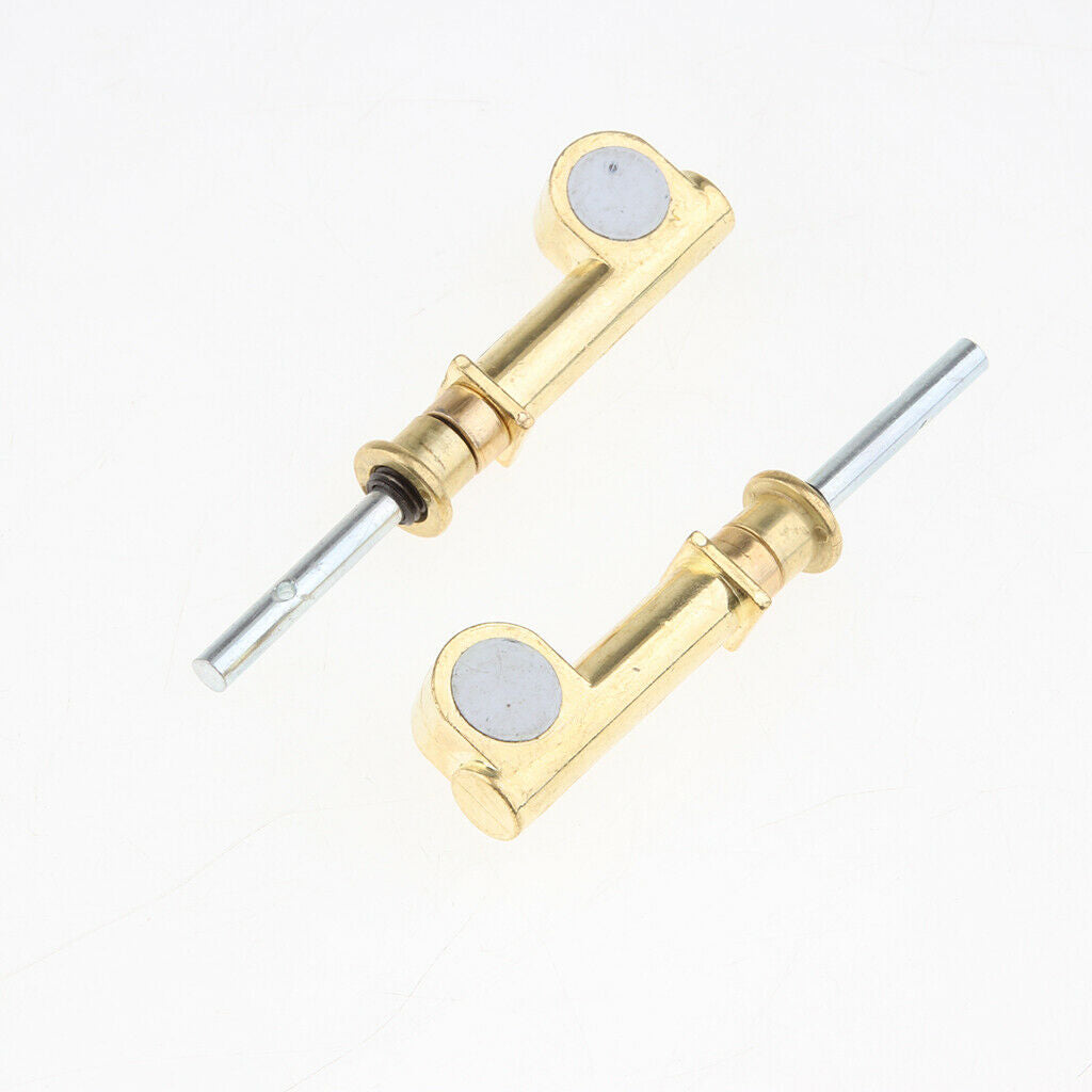 2 Pack Copper Erhu Axis Shaft Chinese Traditional Erhu accessories