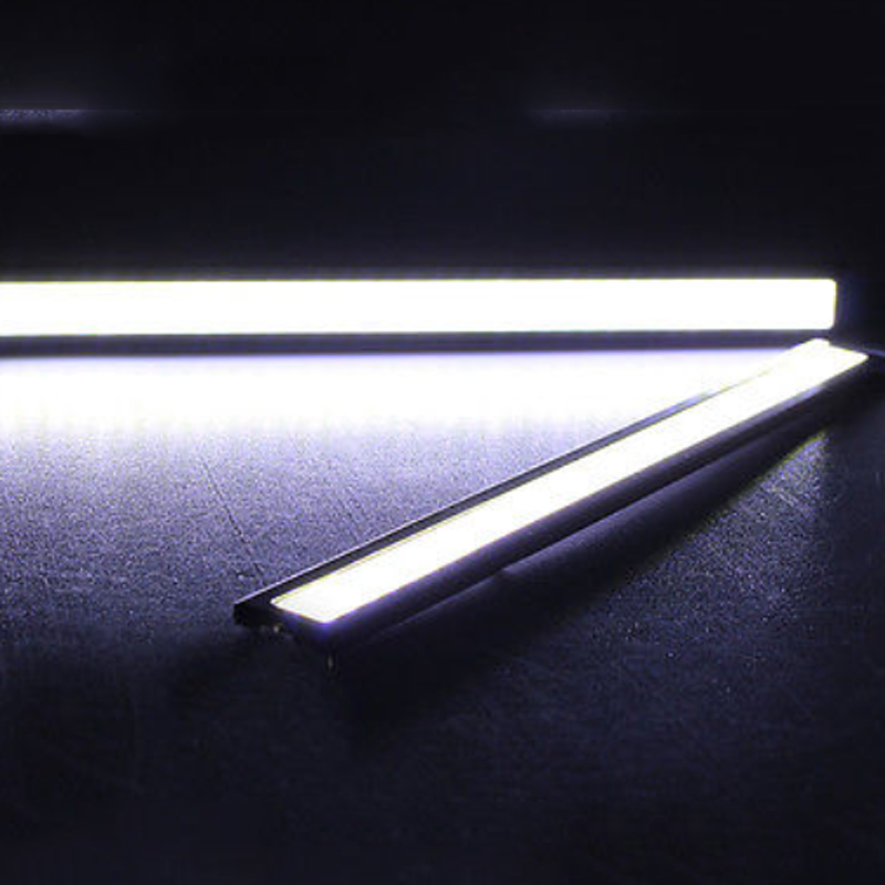 Pair of 17cm Bright White Boat Marine Grade Large 12 Volt LED Courtesy Lights
