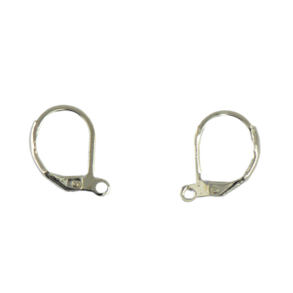 100pcs French Hooks Ear Wire Connector Lever Back Earrings Finding Wholesale
